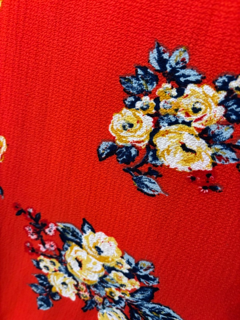 C&C California Red Floral Lace-Trim Mini Dress - Picture 3 of 7